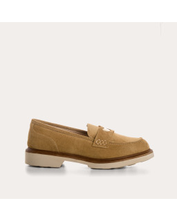 Velvet leather jack moccasins