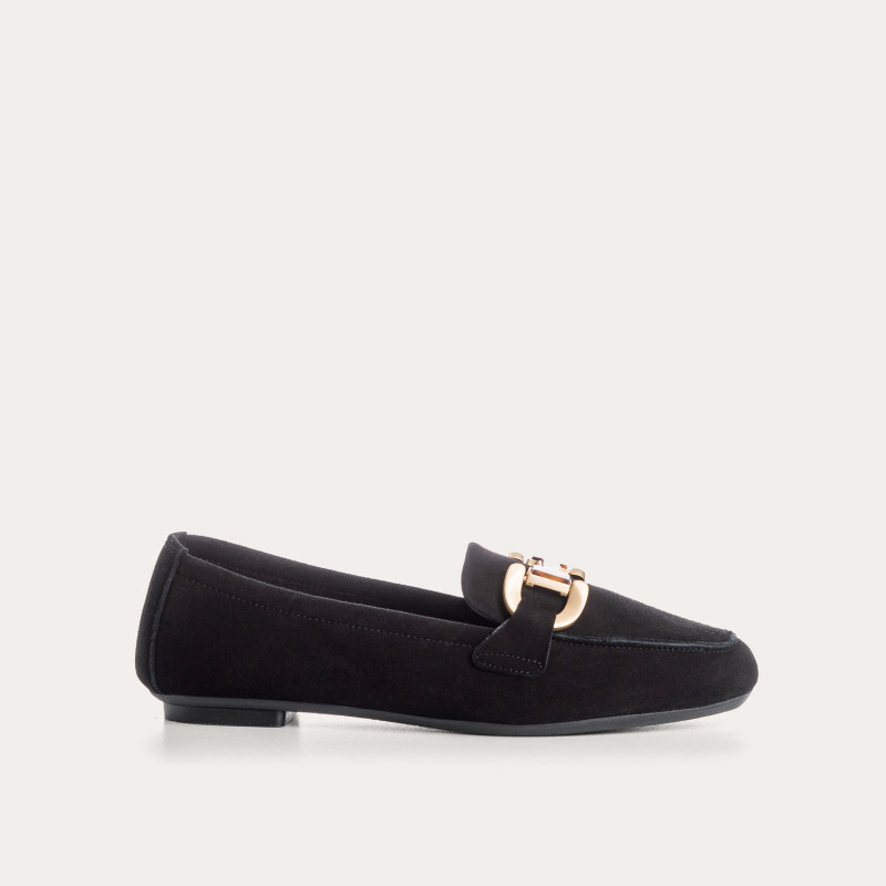 MOCASSINS HEVANO CUIR VELOURS