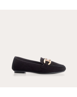 Hevano Velvet leather loafers