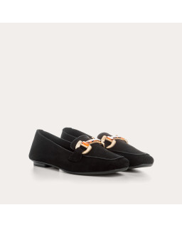 Hevano Velvet leather loafers