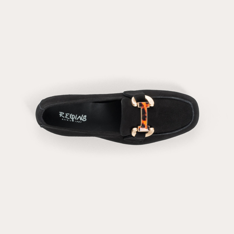 Hevano Velvet leather loafers