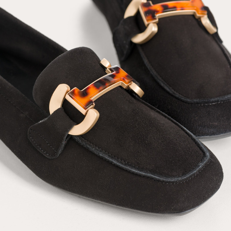Hevano Velvet leather loafers