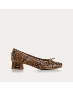 BALLERINES A TALONS KYRIEL PYTHON