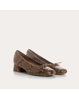 Ballerinas with Kyriel Python heels
