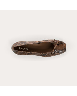 Ballerinas with Kyriel Python heels