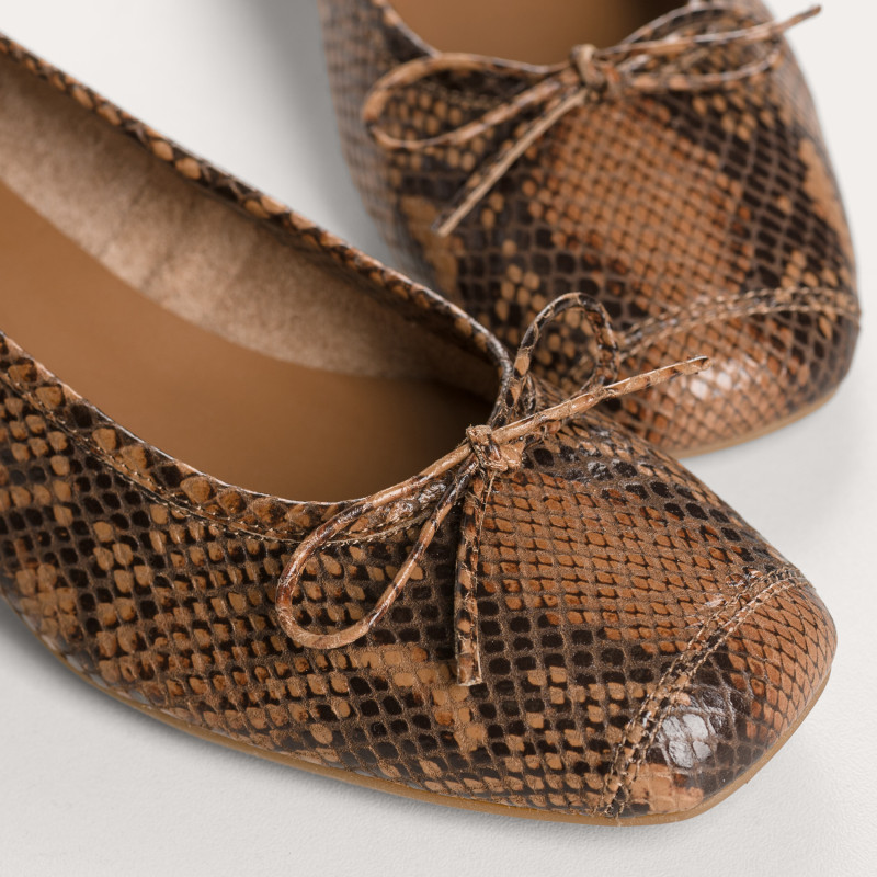 BALLERINES A TALONS KYRIEL PYTHON