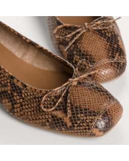 Ballerinas with Kyriel Python heels