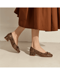 BALLERINES A TALONS KYRIEL PYTHON