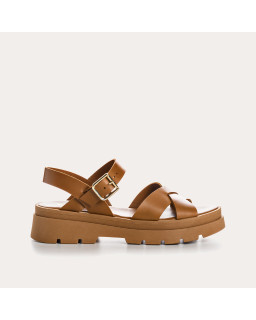 Sandales LOUISA - chaussures femme semelle chunky cuir | REQINS