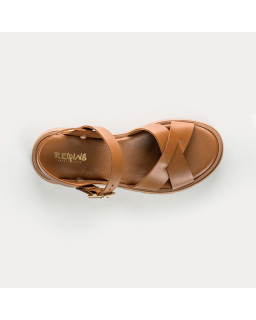 Sandales LOUISA - chaussures femme semelle chunky cuir | REQINS