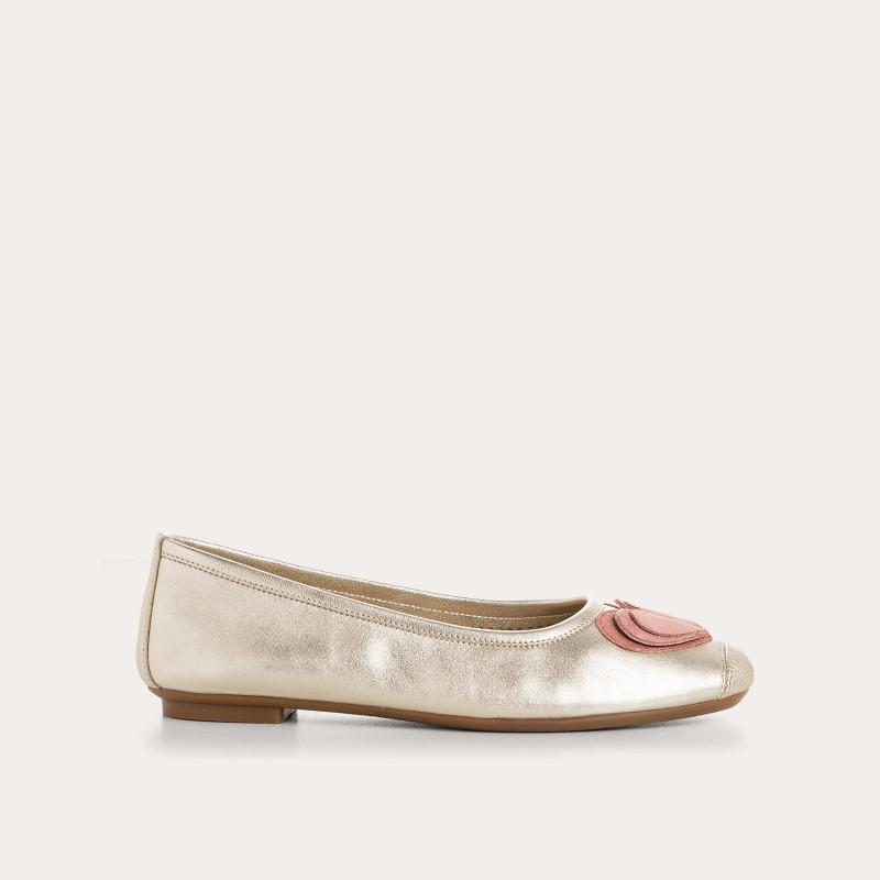 Ballerines argentées Holove | Reqins