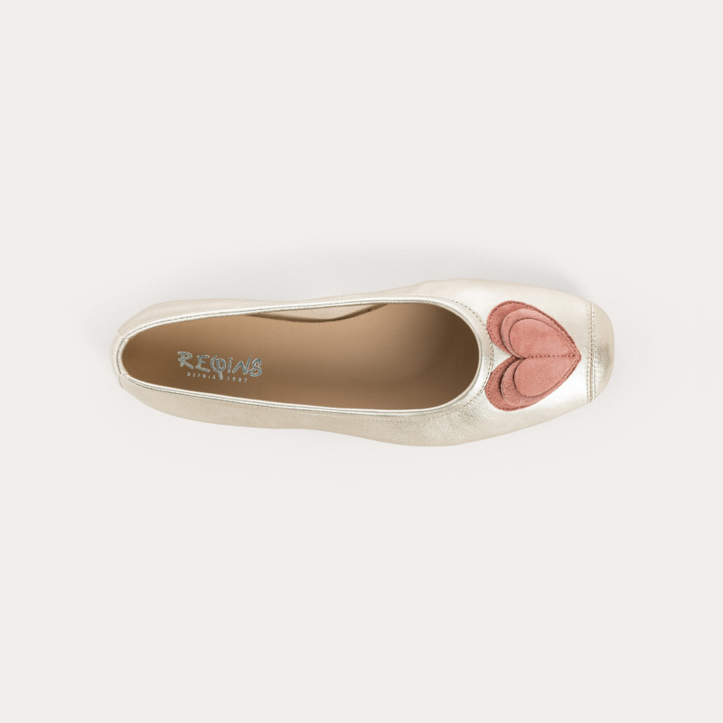 Ballerines argentées Holove | Reqins