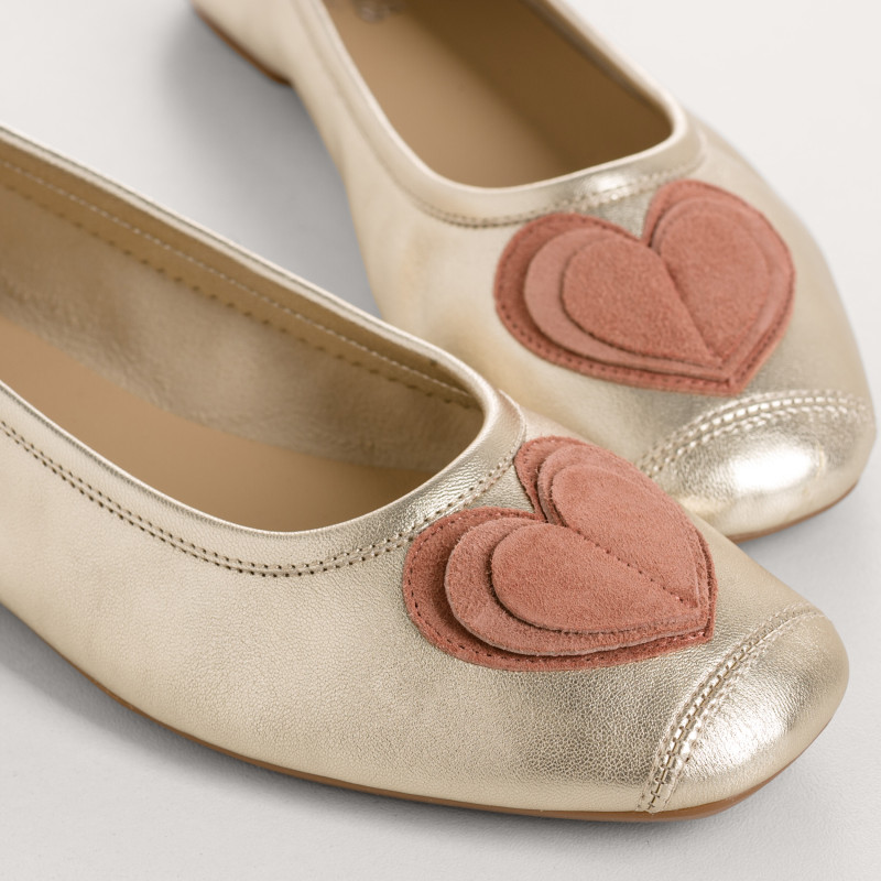 Holove silver ballerinas | Reqins