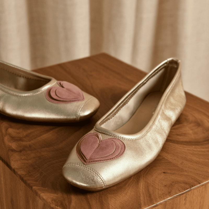 Holove silver ballerinas | Reqins