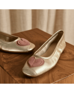 Ballerines argentées Holove | Reqins