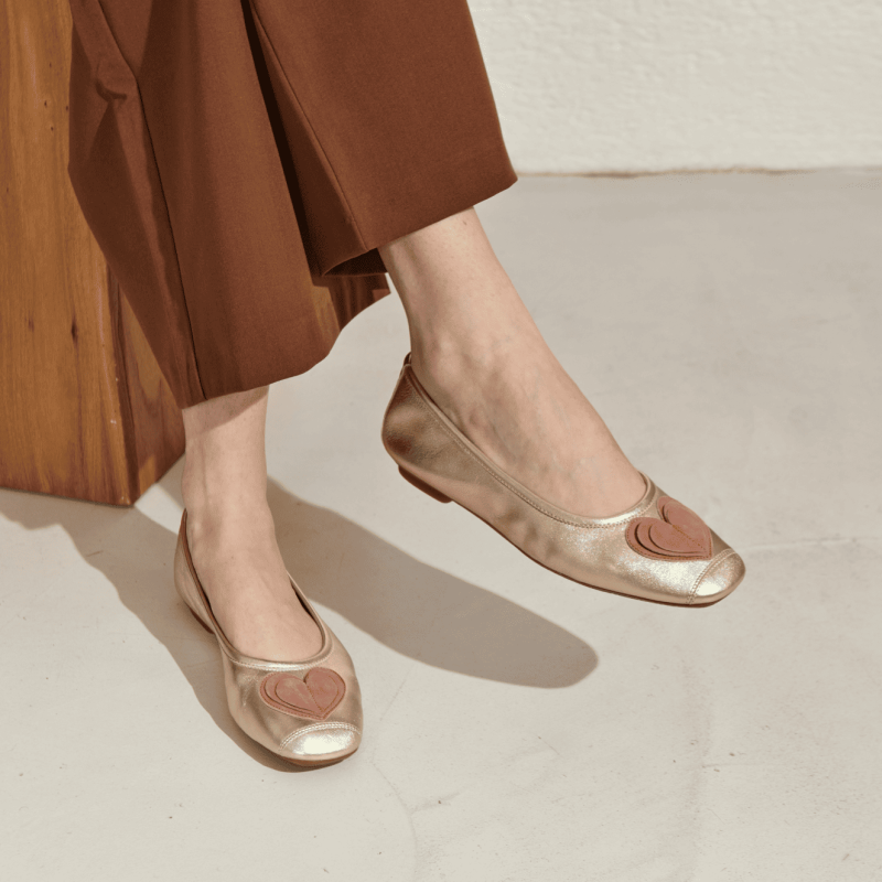 Holove silver ballerinas | Reqins