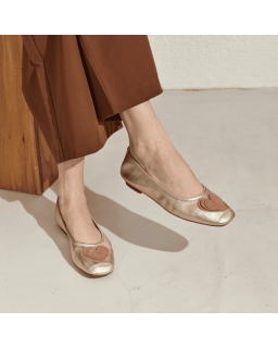 Ballerines argentées Holove | Reqins