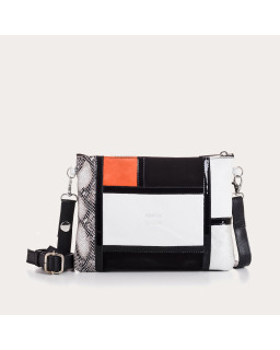 pochette cezanne mix peau python | reqins